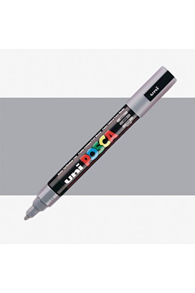 Uni قلم Posca باللون الرمادي - Pc-5m، 1.8-2.5mm