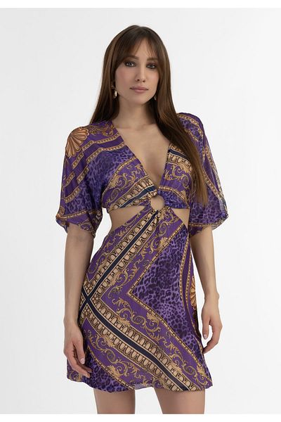 Faina Minikleid mit Cut-outs
