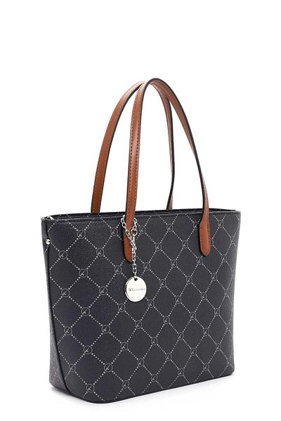 Tamaris Handtasche - Blau - Kariert