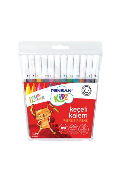 Pensan Kidz 12 Color Felt Tip Pen