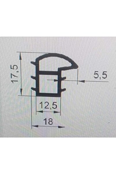 Azra Mutfak 20 M. Çelik Kapı Contası Kalın Izolasyon-yalıtım Fitili Çlk-21 38...