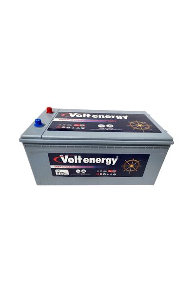 VOLT ENERGY 12 V 225 Amper Deep Cycle Marin Bakımsız Akü (ÜRETİM 2025)
