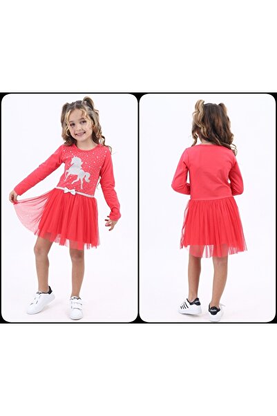 Elvinsa Ρόδινο Λουλούδι Με γκλίτερ με τύπωμα Τούλι τεμάχια Βαμβάκι τεμάχια Κο...