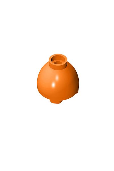 LEGO Original Custom Accessory Brick Round 2 X 2 Reverse Dome Round Brick Orange 2 Pieces to Send