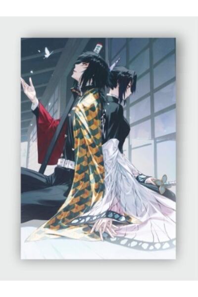 fırsatlar diyarı Demon Slayer Kimetsu No Yaiba Anime Manga Poster - Yüksek Çö...