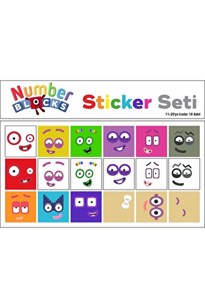 Genel Markalar Number Blocks Matematik Eğitici Birim Küp Snapcubes /11-20 Sti...