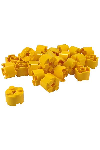 LEGO Original Custom Moc Accessory Creator Brick Round 2 X 2 Round Brick Yellow 8 Pieces Will Be Sent