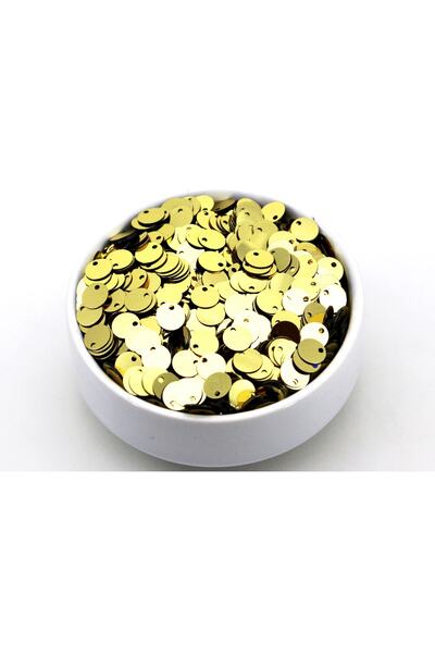 yfhobi 10 Gram - 8 Mm Plastik Payet Pul Yandan Delik Güpür, Takı, Kumaş Ve Sü...