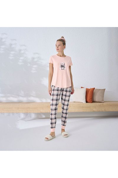 Sevim 14452 Printed Pajama Set