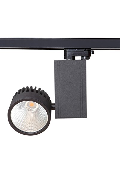 Mikro Light Project Siyah Ray Spot 30w Hareketli Armatür Dekoratif Avize Vitrin Mağaza Aydınlatma Gün Işığı Samsung Led