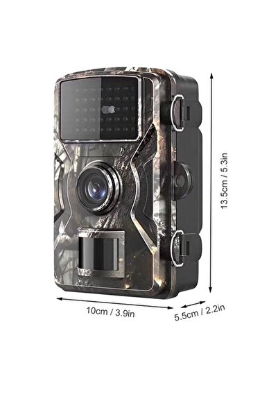 JUNGLEE Fotokapan Kamera 16mp Full Hd 1080p Gece Görüşlü 2 Inç Lcd Ekran Su Geçirmez