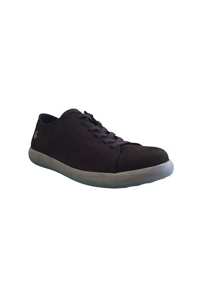 Gusse Soft, Flexible, Lace-up Sneakers, Brown Nubuck