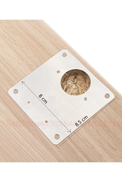 Geylani 1 Adet Dolap Kapağı Tas Menteşe Tamir Seti Sacı Tablası Çelik Sac