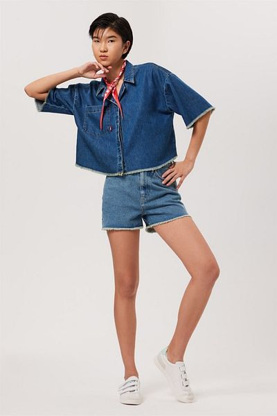 Lee Cooper Γυναικείο τζιν μπουφάν Jean
