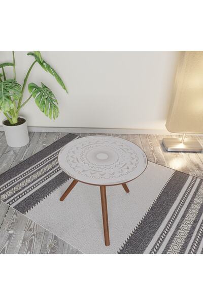 Ho:27 Radix Dekoratif Zigon Sehpa Set (6'LI TABLO HEDİYELİ)