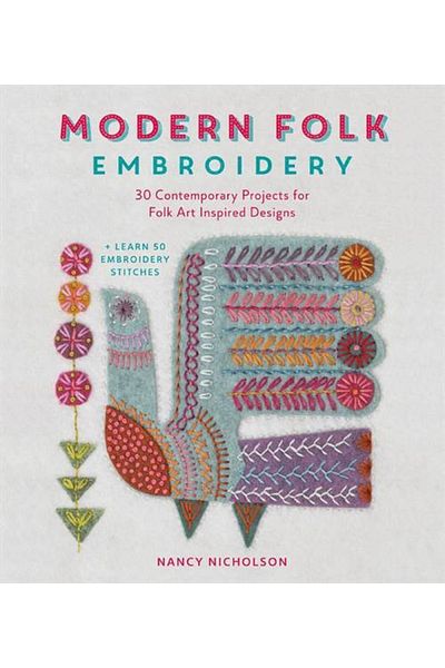 David & Charles Modern Folk Embroidery