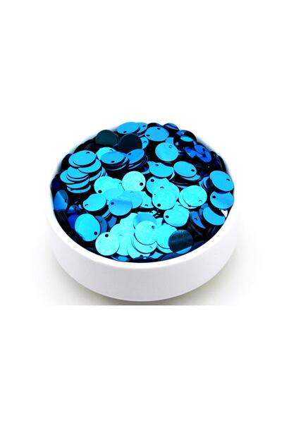 yfhobi 10 Gram - 10 Mm Plastik Payet Pul Yandan Delik Güpür, Takı, Kumaş Ve S...