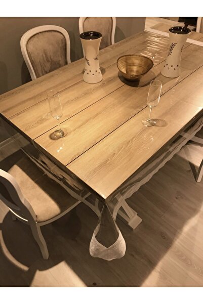 AYSAN Pvc dantela |   0,25 mm |   Protector transparent pentru masa si fata de masa din PVC |   Pad de birou subțire |   Pânză uleioasă transparentă