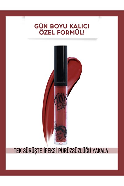 The Pink Ellys Bordo Carmen Likit Mat Ruj