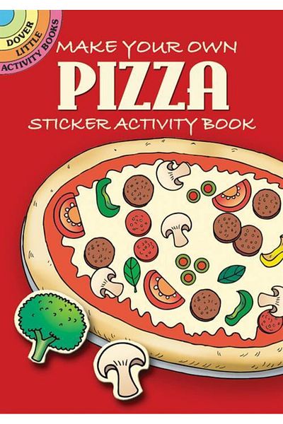 Dover Classics اصنع كتاب ملصقات البيتزا الخاص بك