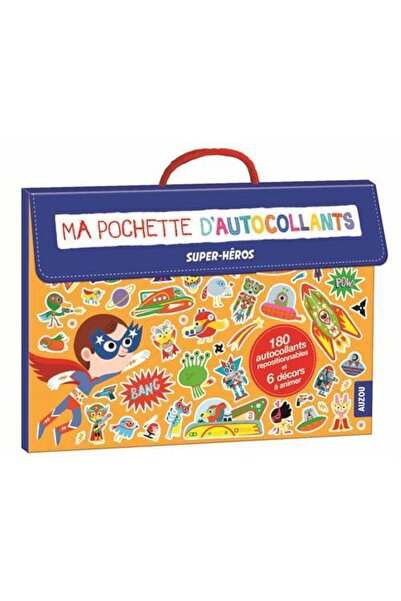 Auzou Moja knjiga sa stikerima: Superheroji