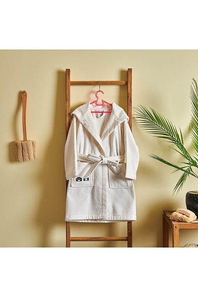 Nuvomon 4-6 Years Old Children's Panda Bathrobe