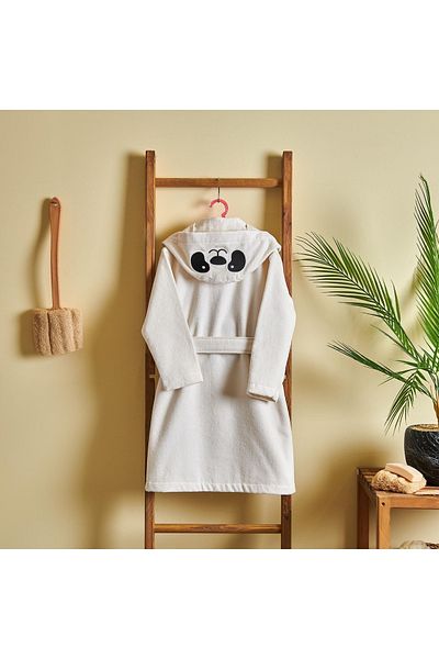 Nuvomon 4-6 Years Old Children's Panda Bathrobe