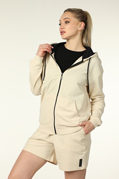 defys Γυναικείο φούτερ Defy's Alya 100% βαμβακερό 2 νήματα χωρίς σαρκάνισμα O...