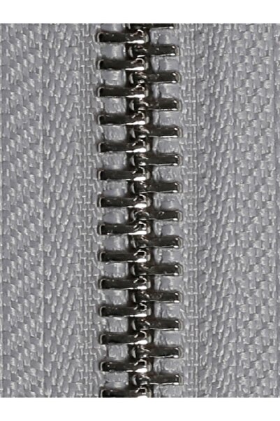 inox Metal T5 18 Cm Parlak Nikel Dipli Fermuar