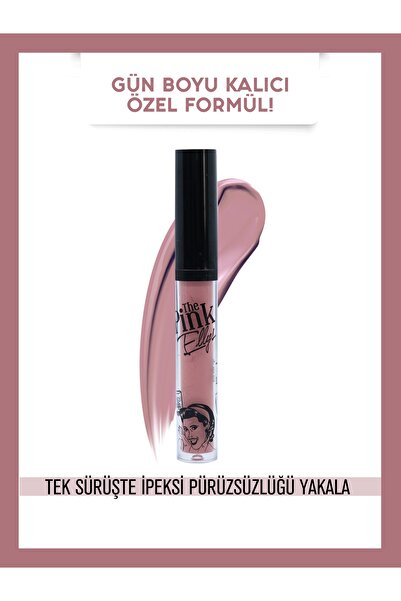 The Pink Ellys Likit Mat Pure Kiss Ruj