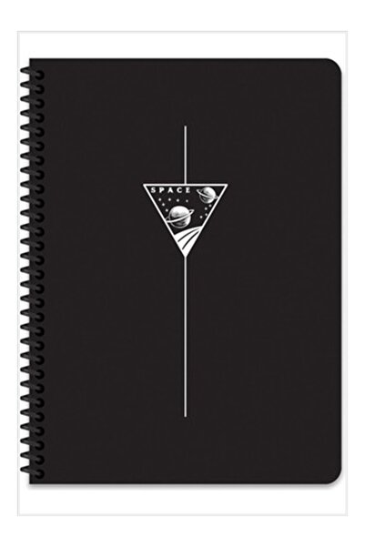 KESKİN COLOR دفتر ملاحظات بغطاء بلاستيكي غير مبطن مقاس 16 × 22 سم، 60 ورقة بيضاء