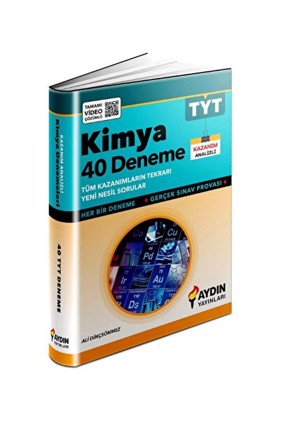 Aydın Yayınları Yayınları Tyt Kimya Deneme