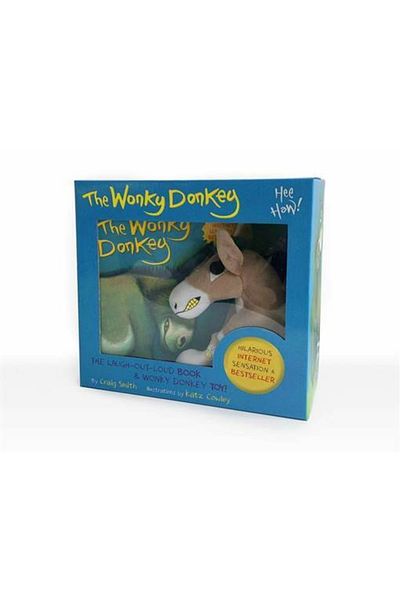 Scholastic مجموعة الكتب والألعاب المعبأة من The Wonky Donkey