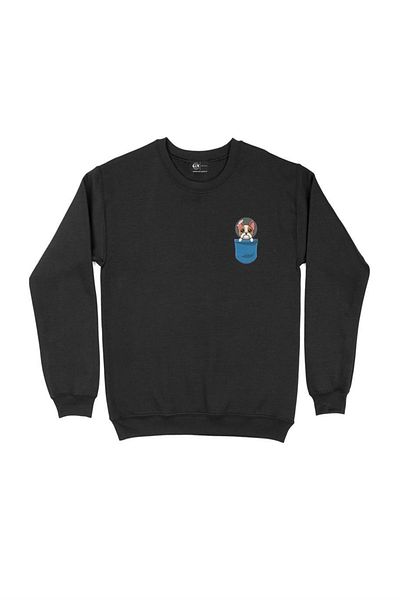 Cix Hanorac imprimat Sad Dog Pocket Design