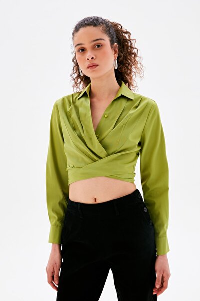 adL Kruvaze Uzun Kollu Gömlek