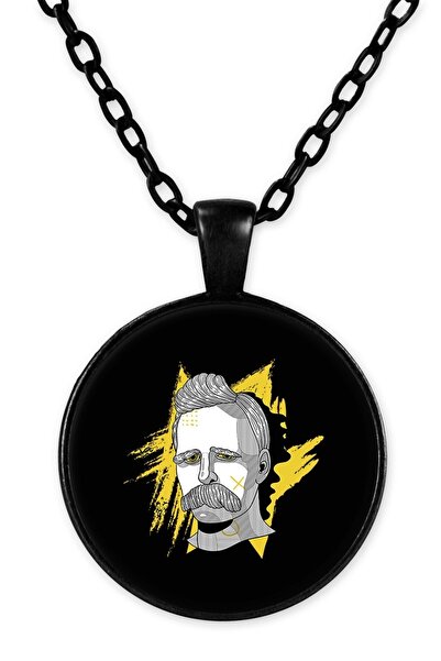 herotasarım فريدريش Bll905 قلادة سلسلة سوداء