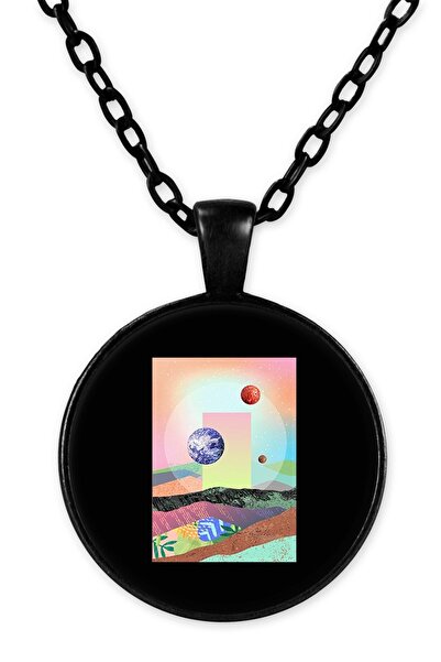 herotasarım قلادة سلسلة سوداء - دونيا ومحيط Bll1944