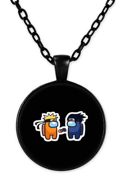 herotasarım قلادة ناروتو بسلسلة سوداء - Bll3801