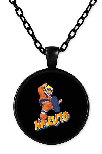 herotasarım قلادة ناروتو بسلسلة سوداء - Bll445