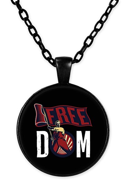 herotasarım Freedom Black Chain Necklace Bll1004