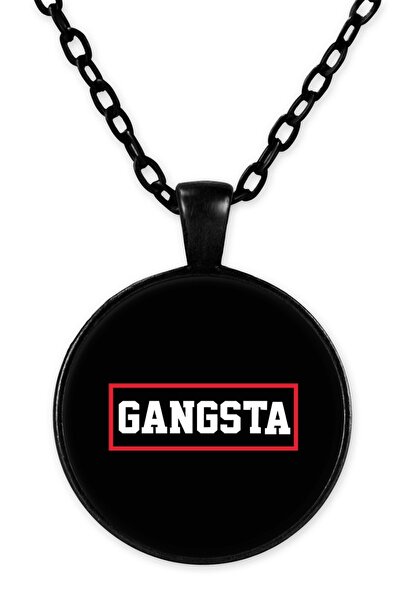 herotasarım Black Gangsta Chain Necklace - Bll1678
