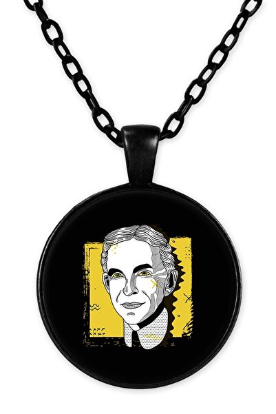 herotasarım هنري فورد Bll911 قلادة سلسلة سوداء