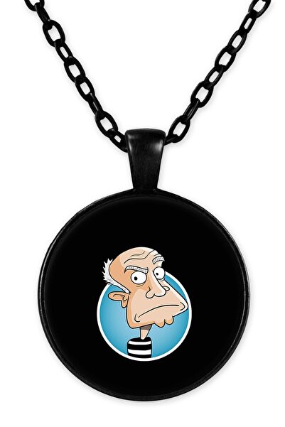 herotasarım قلادة بابلو بيكاسو بسلسلة سوداء - Bll872