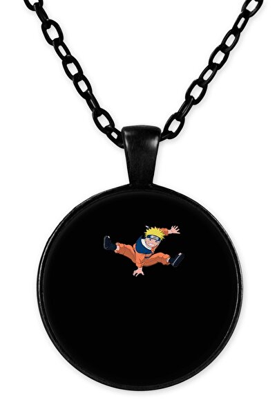 herotasarım ناروتو Bll2816 قلادة سلسلة سوداء