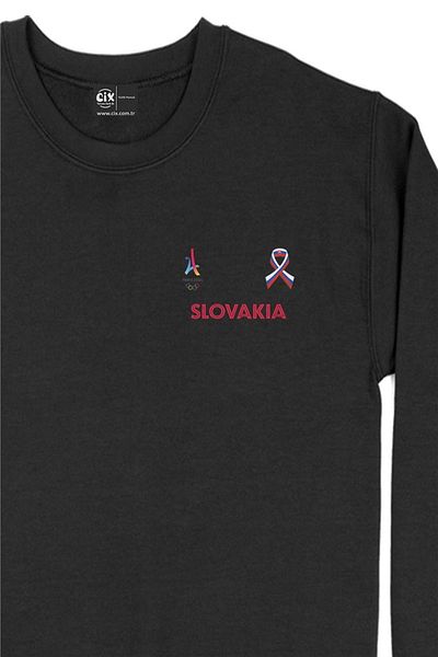 Cix Hanorac imprimat cu design de buzunar Slovacia