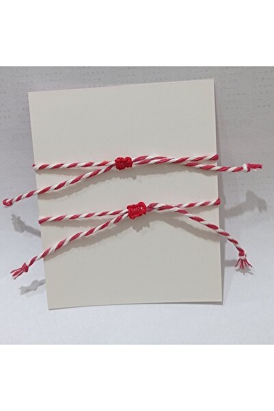 Lal Martenicka Set of 2 with Pearls
