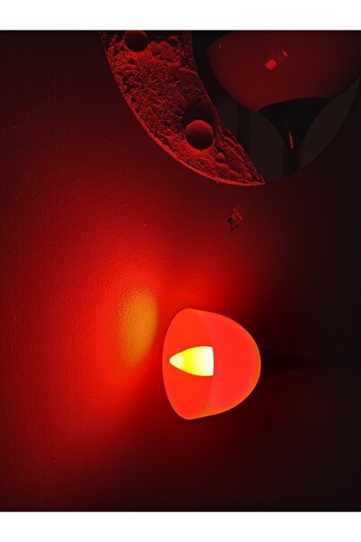 hagiki (5 Adet) Led 1 Watt Turuncu E 14 Duy Gece Lambası Ampulü 50/60 Hz. 220...