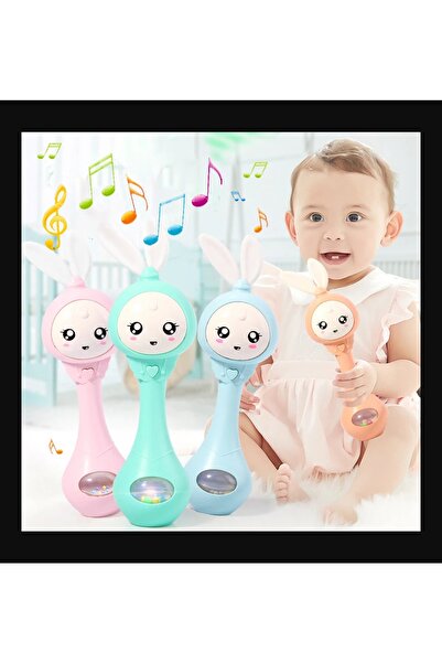 BSE Diş Kaşıyıcı Müzikli Işlıklı Eğlenceli Tavşan