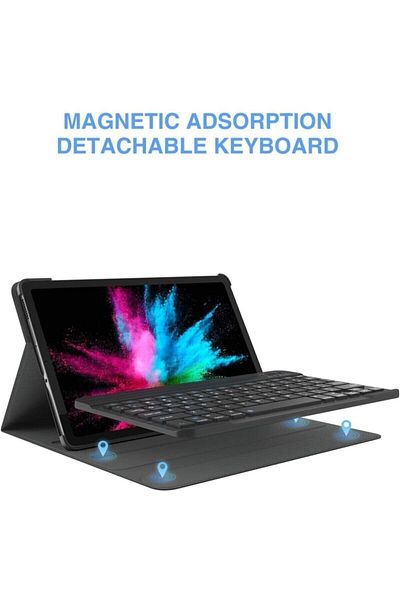 Dolia متوافق مع حافظة لوحة المفاتيح اللاسلكية Samsung Galaxy Tab S6 Lite P610 10.4 بوصة P615 P617