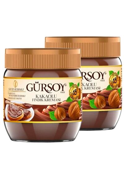 Gürsoy Kakaolu Fındık Kreması 400 gr 2 Adet